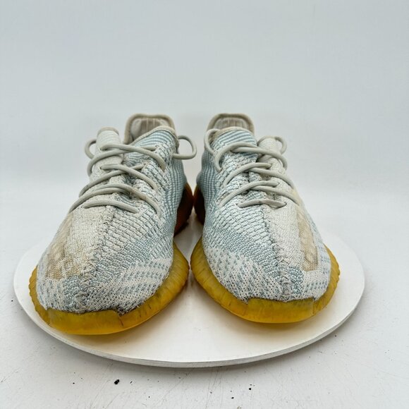 Adidas Yeezy Boost 350 V2 Men Sz 11 FW3043 Cloud White Blue Non-Reflective Shoes - Picture 2 of 11